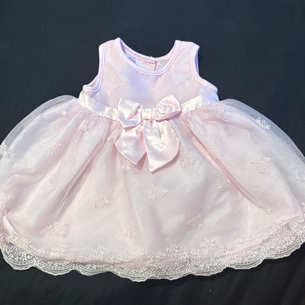 Katie May Light Pink Bow Dress